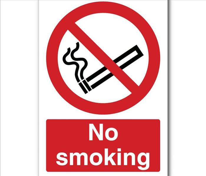 No smoking sign with cigarette crossed out 